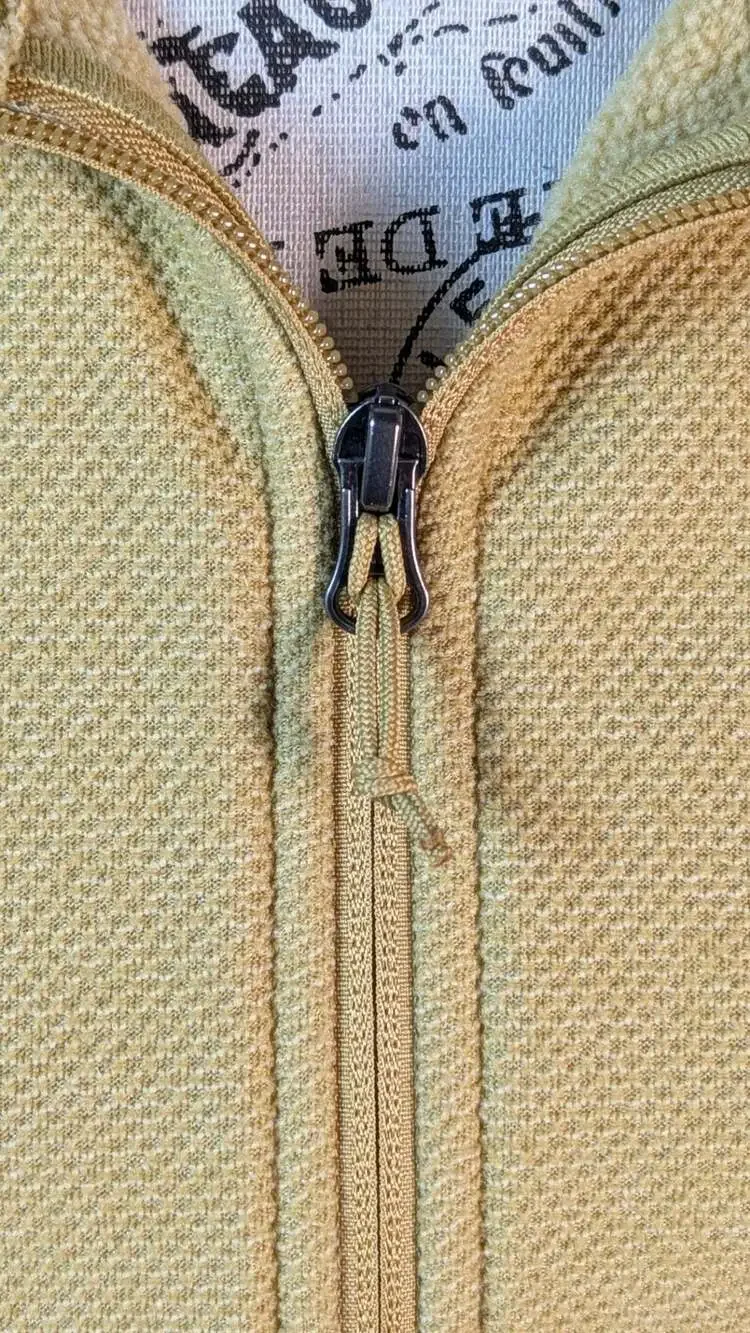 The North Face Men's Textured Cap Rock 1/4 Zip Pullover Kelp Tan, Size M